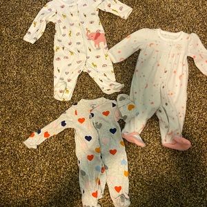 Newborn Girls sleeper bundle